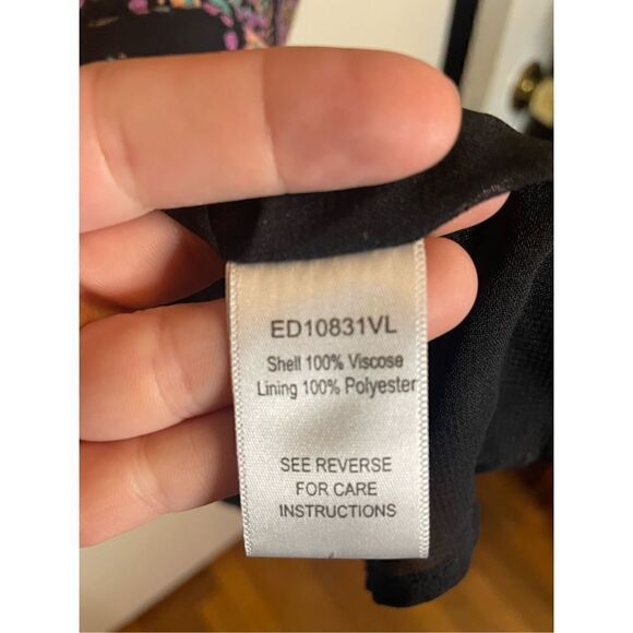 Altar'd State Black Size Medium Low Back Sleeveless Boho mini Dress size L NWT - Picture 9 of 12